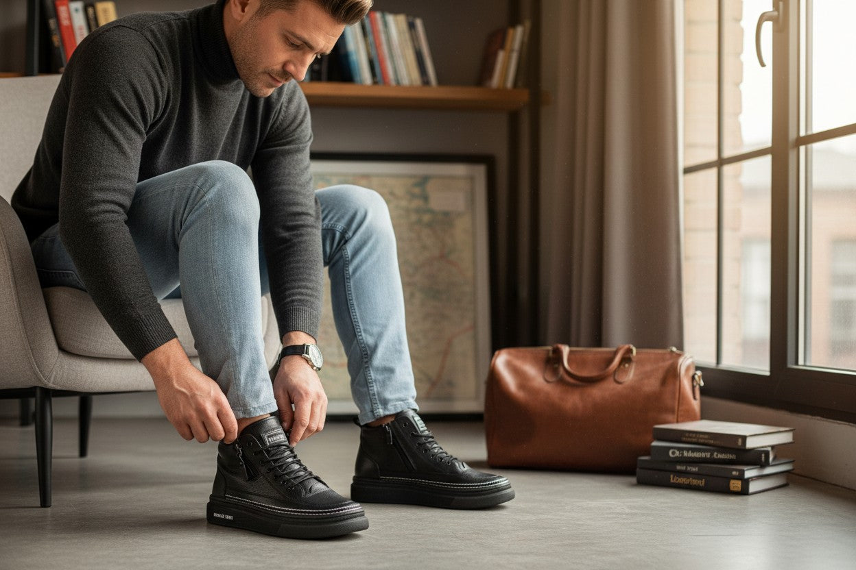 Nuevas Botas Premium Ultra Comoda Caballero: Elegancia y Comodidad al Máximo 🚚 Envío envío gratis a toda Colombia